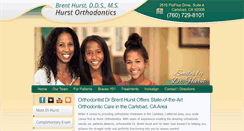 Desktop Screenshot of carlsbadortho.com